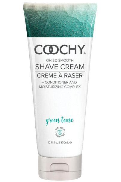 Coochy Shave Cream Green Tease 12.5 Fl Oz. - My Sex Toy Hub
