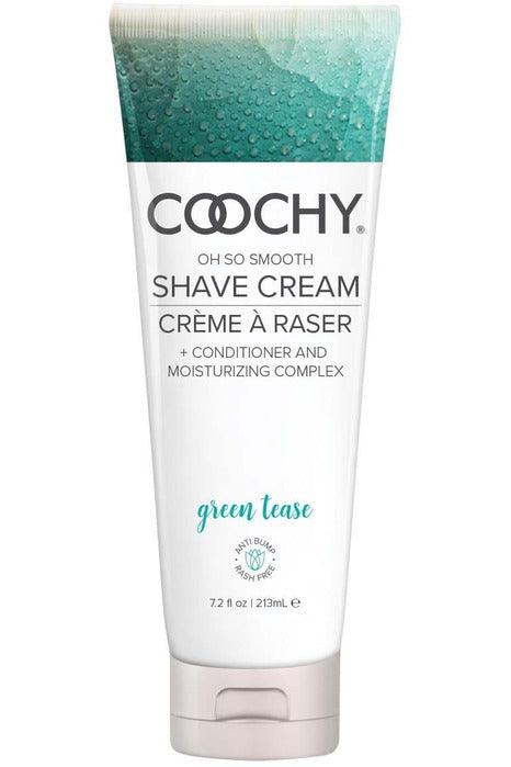 Coochy Shave Cream - Green Tease - 7.2 Oz - My Sex Toy Hub