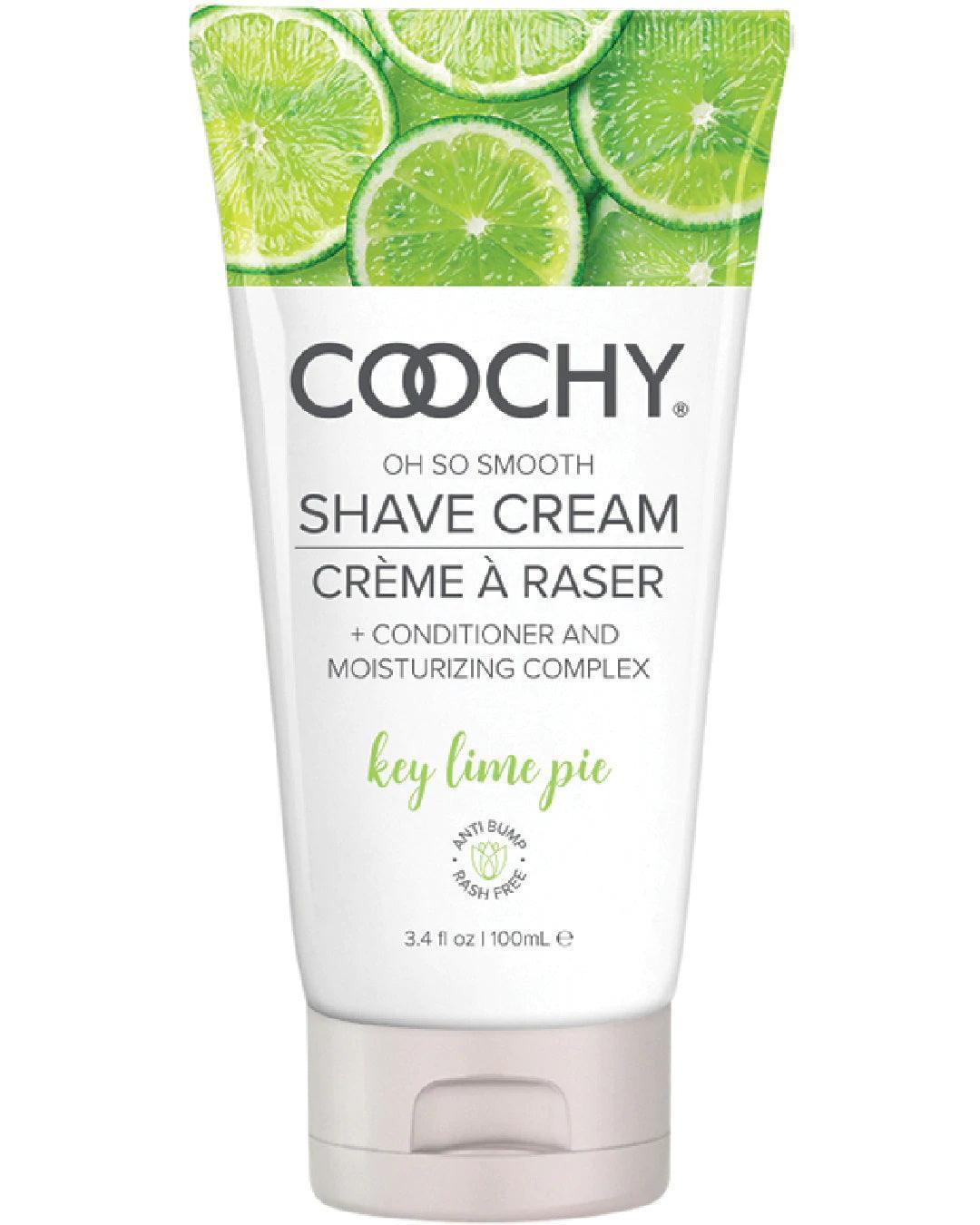 Coochy Shave Cream - Key Lime Pie - 3.4 Oz - My Sex Toy Hub