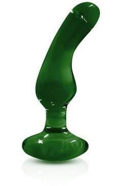 Crystal - Glass Plug - Green - My Sex Toy Hub