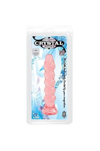 Crystal Jellie Anal Plug - Pink - My Sex Toy Hub