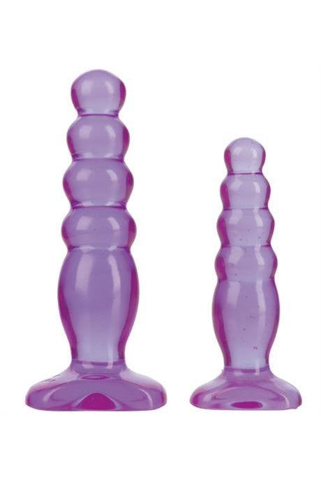 Crystal Jellies Anal Trainer Kit - Purple - My Sex Toy Hub