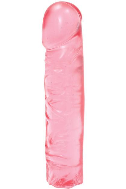 Crystal Jellies Classic 8 Inch - Pink - My Sex Toy Hub