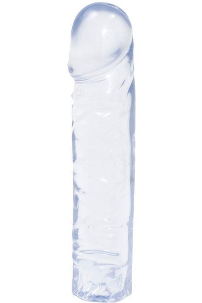 Crystal Jellies Classic Dong 8 Inch - Clear - My Sex Toy Hub