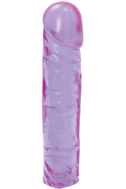 Crystal Jellies Classic Dong 8 Inch - Purple - My Sex Toy Hub