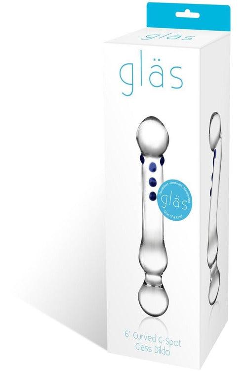 Curved G-Spot 6" Glass Dildo - My Sex Toy Hub