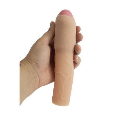 Cyberskin 3 In. Xtra Thick Uncut Transformer Penis Extension - Light - My Sex Toy Hub