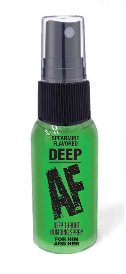 Deep Af - Spearmint Flavored Deep Throat Spray - 1 Oz - My Sex Toy Hub