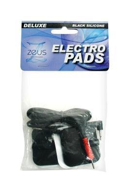 Deluxe Black Electro Pads - My Sex Toy Hub