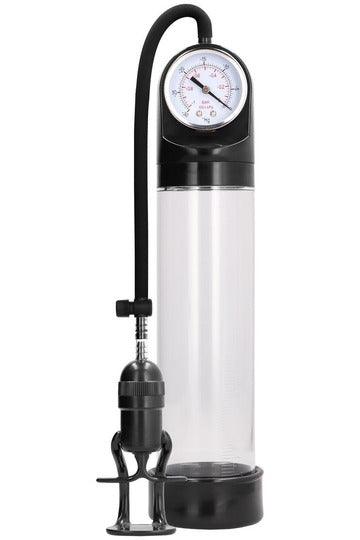 Deluxe Pump With Advanced Psi Gage - Black - My Sex Toy Hub