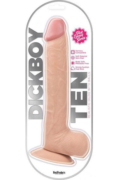 Dick Boy 10 Inch Dildo - Flesh - My Sex Toy Hub