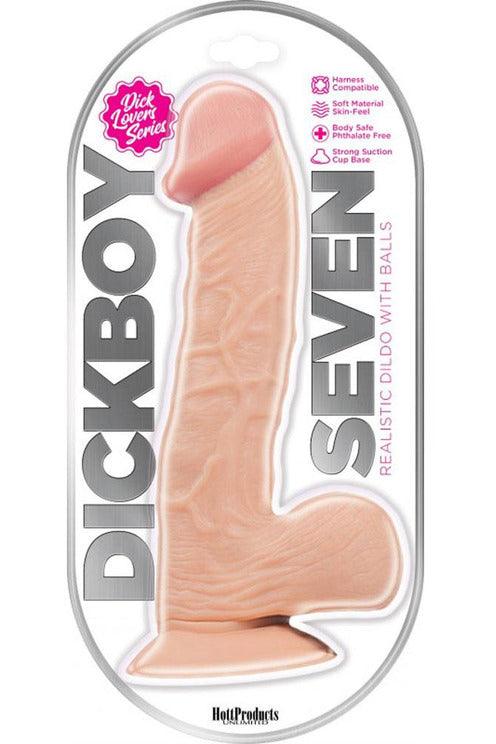 Dick Boy 7 Inch Dildo - Flesh - My Sex Toy Hub