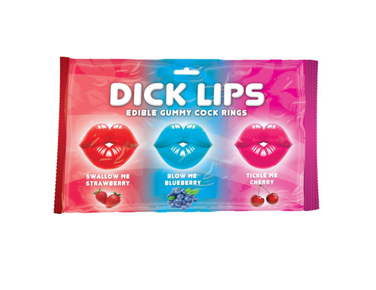 Dick Lips Edible Gummy Cock Rings - My Sex Toy Hub