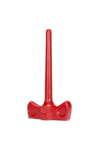 Dick Screws Spike Large Smooth Cockplug - Red - My Sex Toy Hub