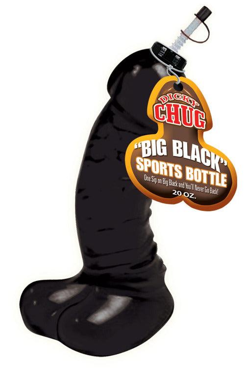 Dicky Chug Sports Bottle - Black - My Sex Toy Hub
