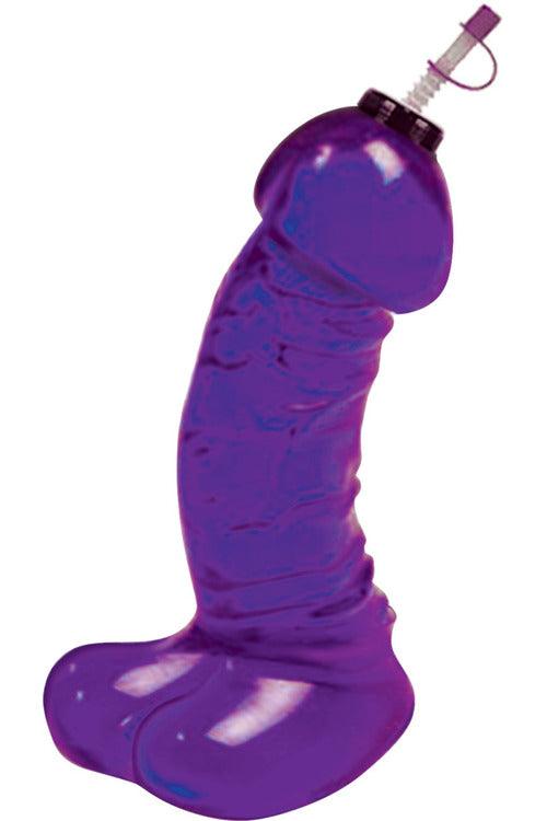 Dicky Chug Sports Bottle - Purple - My Sex Toy Hub