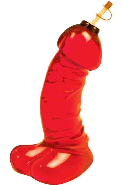 Dicky Chug Sports Bottle - Red - My Sex Toy Hub