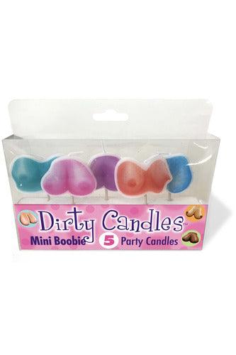Dirty Boob Candles 5 Party Candles - My Sex Toy Hub