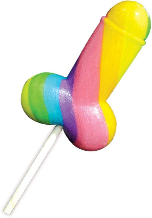 Display Rainbow Cock-Pop 12 Pieces - My Sex Toy Hub