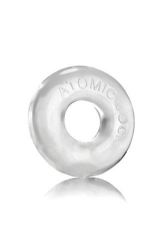 Do-Nut-2 Large Atomic Jock Cockring - Clear - My Sex Toy Hub