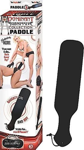Dominant Submissive Collection Paddle-Black - My Sex Toy Hub