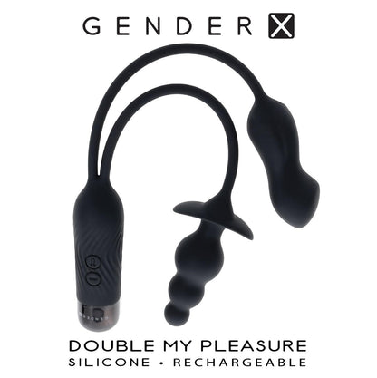 Double My Pleasure - Black - My Sex Toy Hub