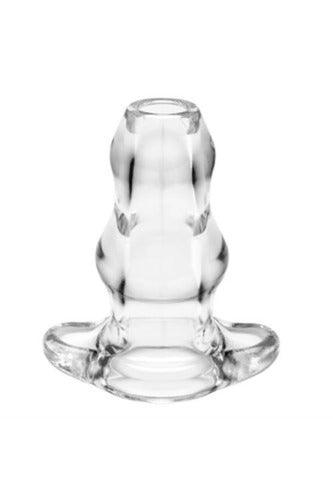 Double Tunnel Plug Large - Clear - My Sex Toy Hub