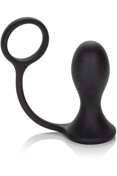 Dr. Joel Kaplan Prostate Probe and Ring - Black - My Sex Toy Hub