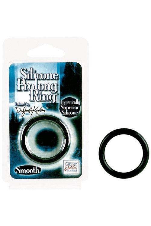 Dr. Joel's Silicone Prolong Ring Smooth - Black - My Sex Toy Hub