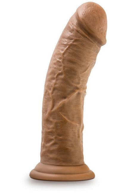 Dr. Skin - 8 Inch Cock With Suction Cup - Mocha - My Sex Toy Hub