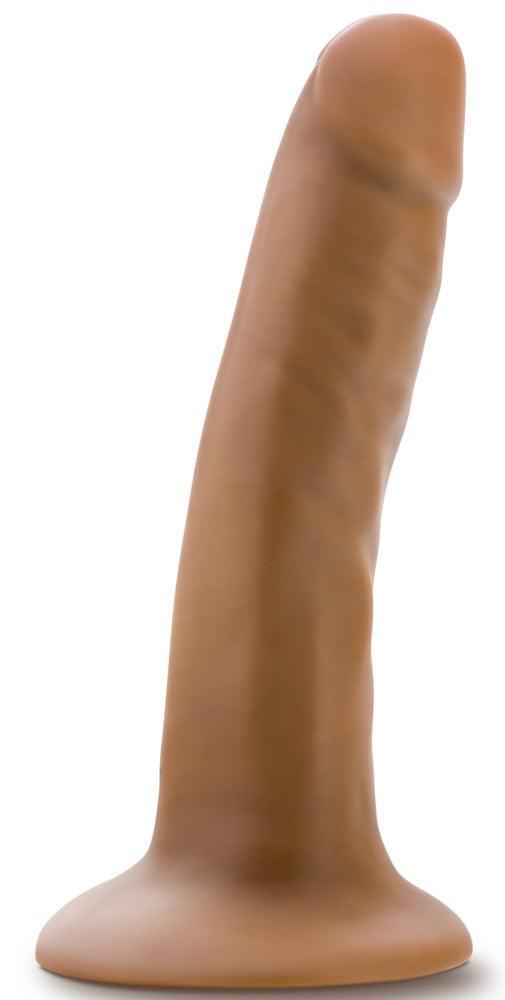 Dr. Skin Silicone - Dr. Lucas - 5 Inch Dong With Suction Cup - Mocha - My Sex Toy Hub