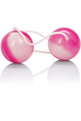 Duotone Orgasm Balls - Pink & White - My Sex Toy Hub