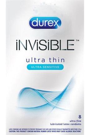 Durex Invisible 8 Pack - My Sex Toy Hub
