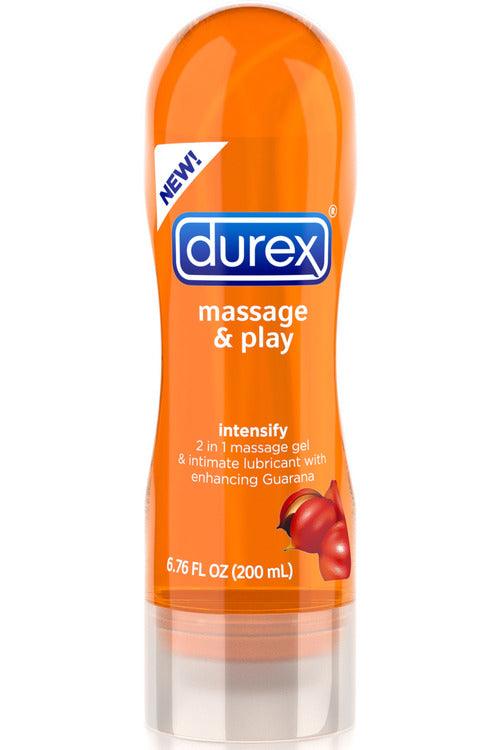Durex Massage & Play 2 in 1 Intensify Guarana - 6.76 Fl. Oz. / 200 ml - My Sex Toy Hub