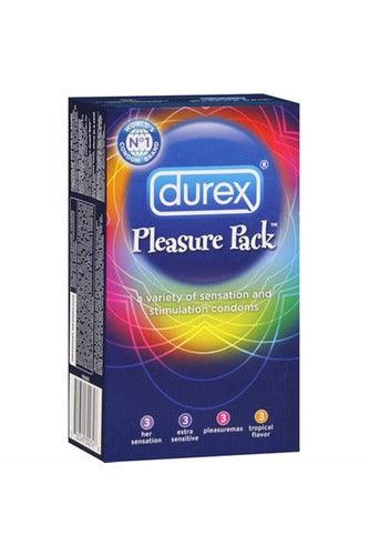 Durex Pleasure Pack - 12 Assorted Condoms - My Sex Toy Hub