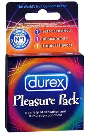 Durex Pleasure Pack - 3 Pack - My Sex Toy Hub