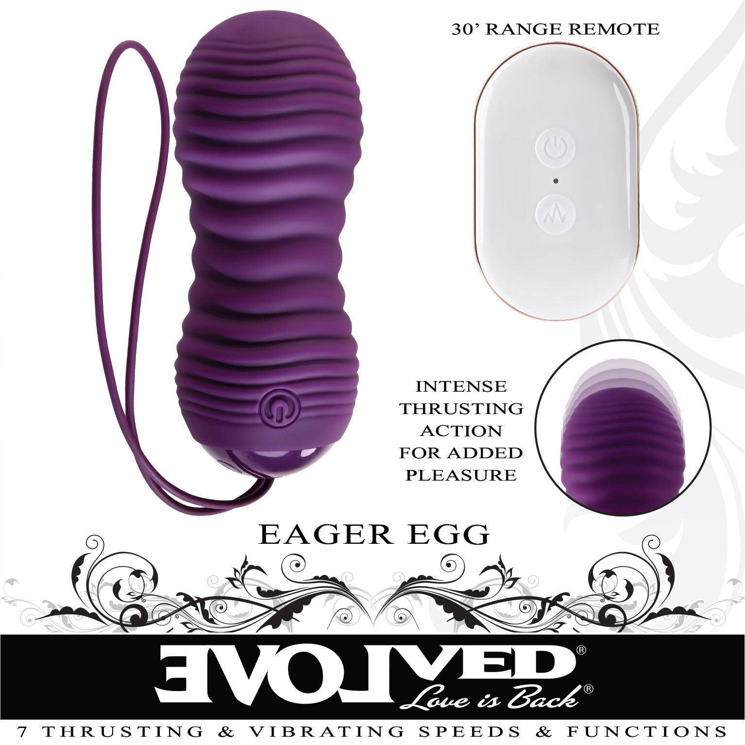 Eager Egg - Plum - My Sex Toy Hub