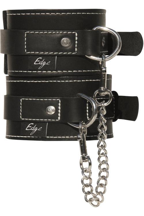 Edge Leather Ankle Restraints - My Sex Toy Hub
