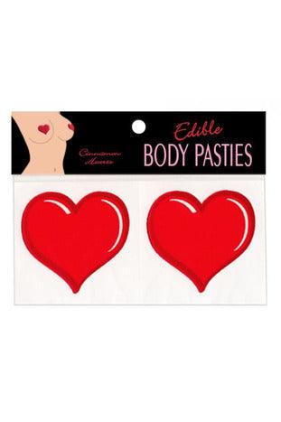 Edible Pasties - Cinnamon Hearts - My Sex Toy Hub
