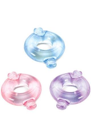 Elastomer Blue/purple/pink Set - My Sex Toy Hub