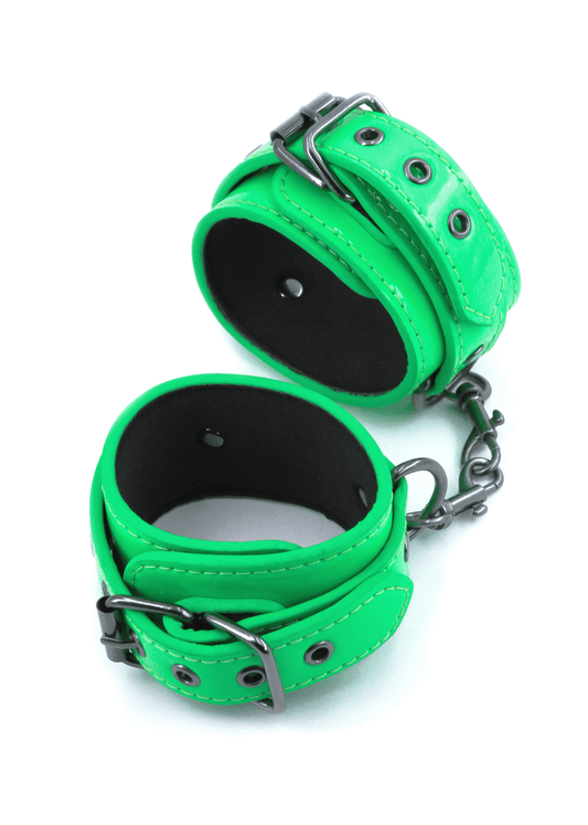 Electra Play Things - Ankle Cuffs - Green - My Sex Toy Hub