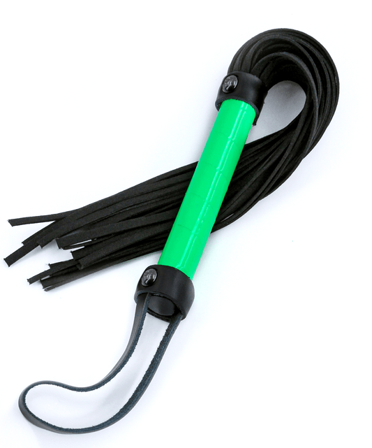Electra Play Things - Flogger - Green - My Sex Toy Hub