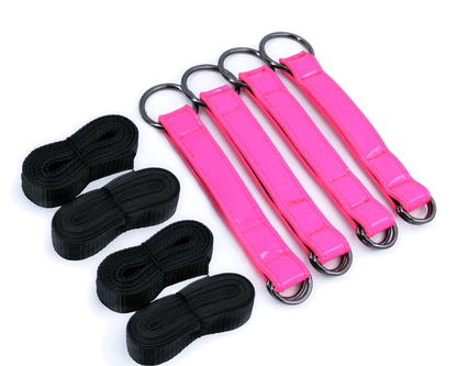 Electra Play Things - Tie Down Straps - Pink - My Sex Toy Hub