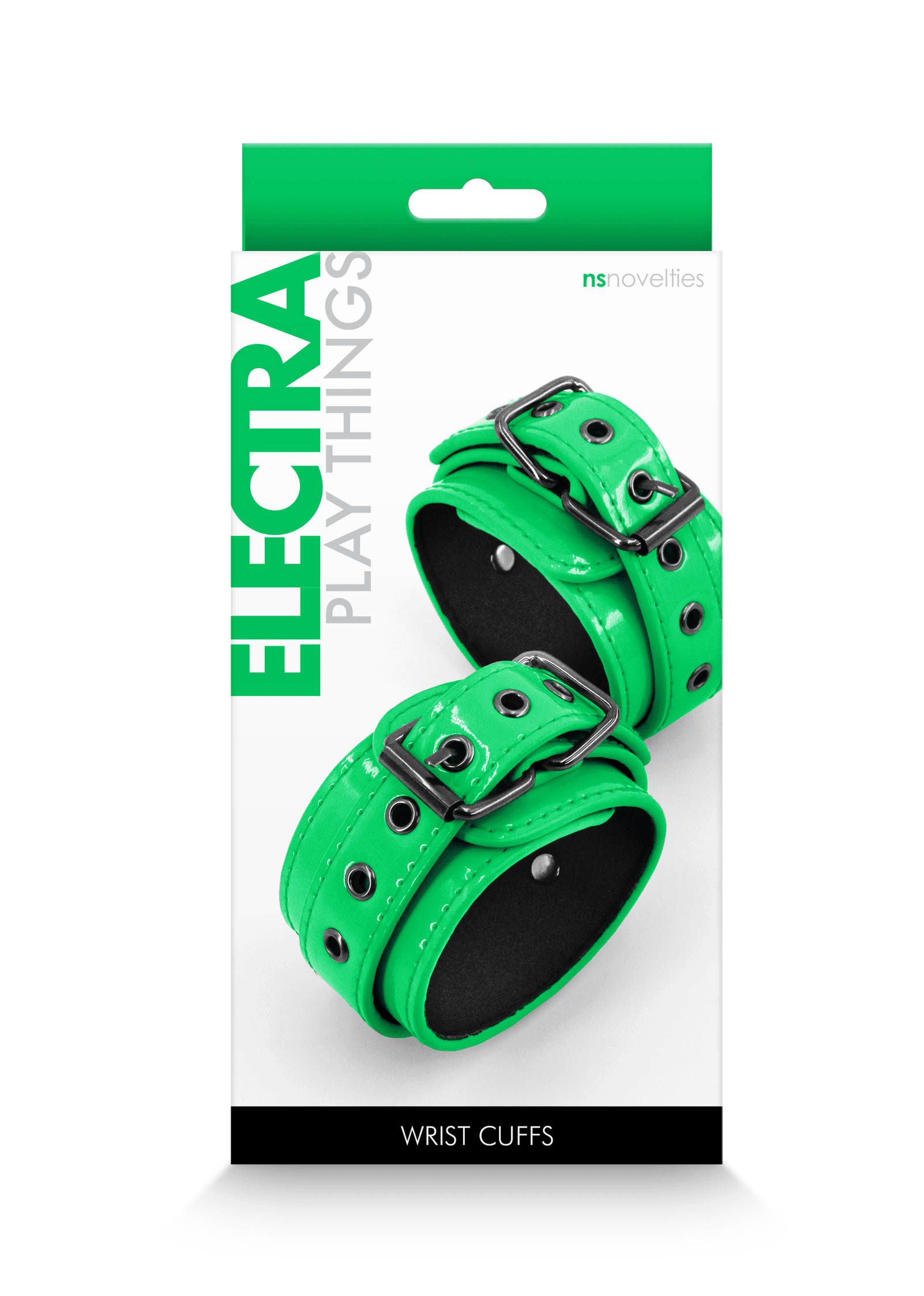 Electra Play Things - Wrist Cuffs - Green - My Sex Toy Hub