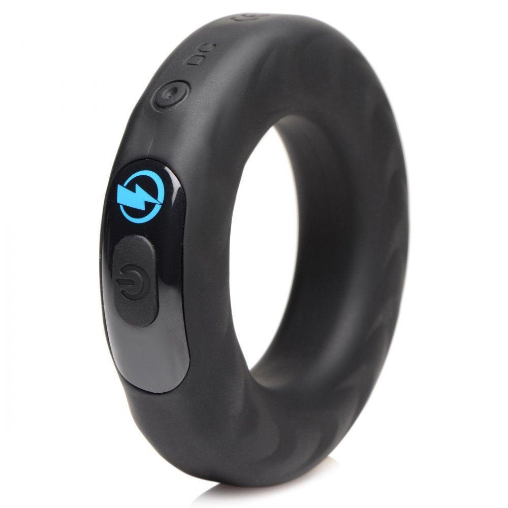 Electro Stimulation Pro Silicone Vibrating Cock Ring - 1.75 Inch - My Sex Toy Hub
