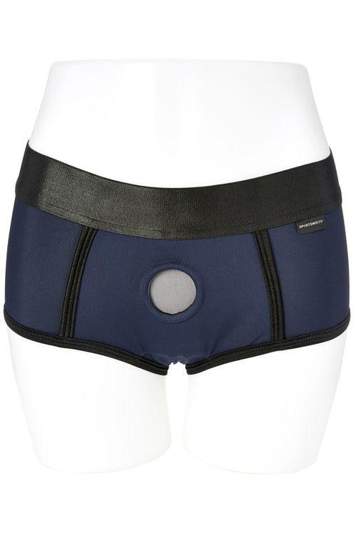 Em. Ex. Active Harness Fit - Navy/graphite - Large - My Sex Toy Hub