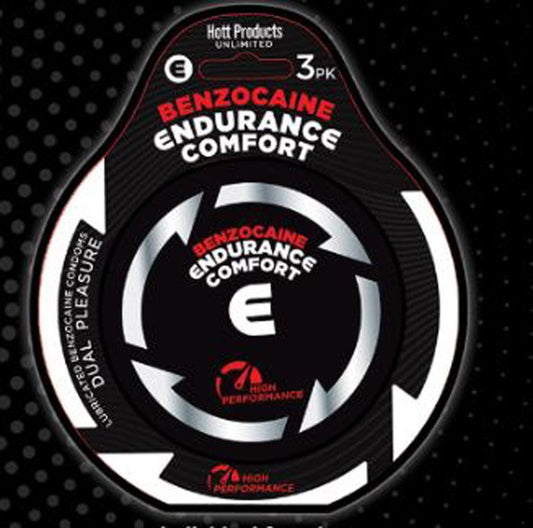 Endurance Comfort - Benzocaine Condoms - 3 Pk - My Sex Toy Hub