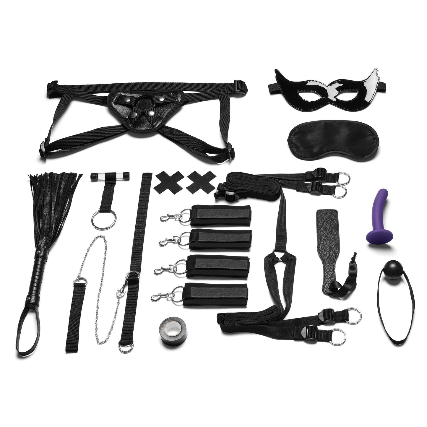 Everything You Need BDSM in-a-Box 12pc Bedspreaders Set - My Sex Toy Hub