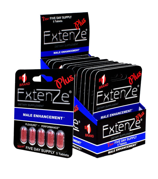 Extense Plus 5 Day Supply - 12 Piece Display - My Sex Toy Hub