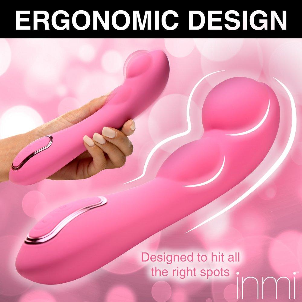 Extreme-G Inflating G-Spot Silicone Vibrator - Pink - My Sex Toy Hub